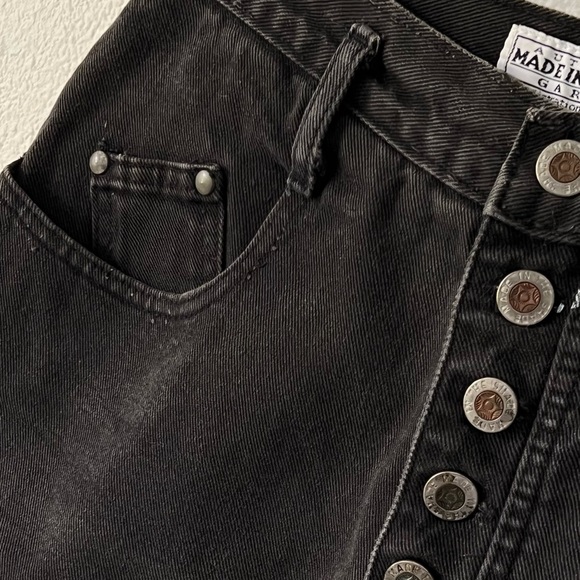 Made in the Shade Exposed Button Fly High-Waisted Shorts Vintage Size 7 - Picture 2 of 10